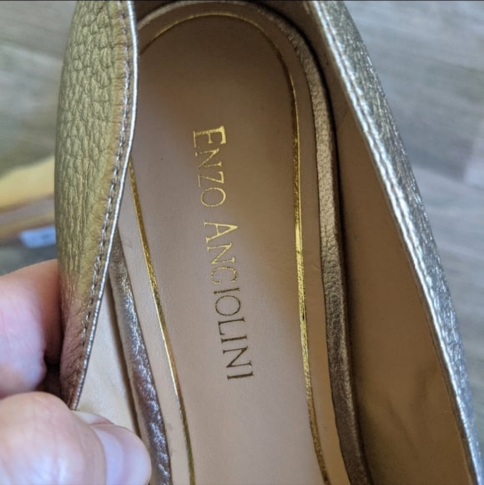 NWT Enzo Angiolini Bronze Kamrin Pump High Heel Size 7 - Picture 4 of 8